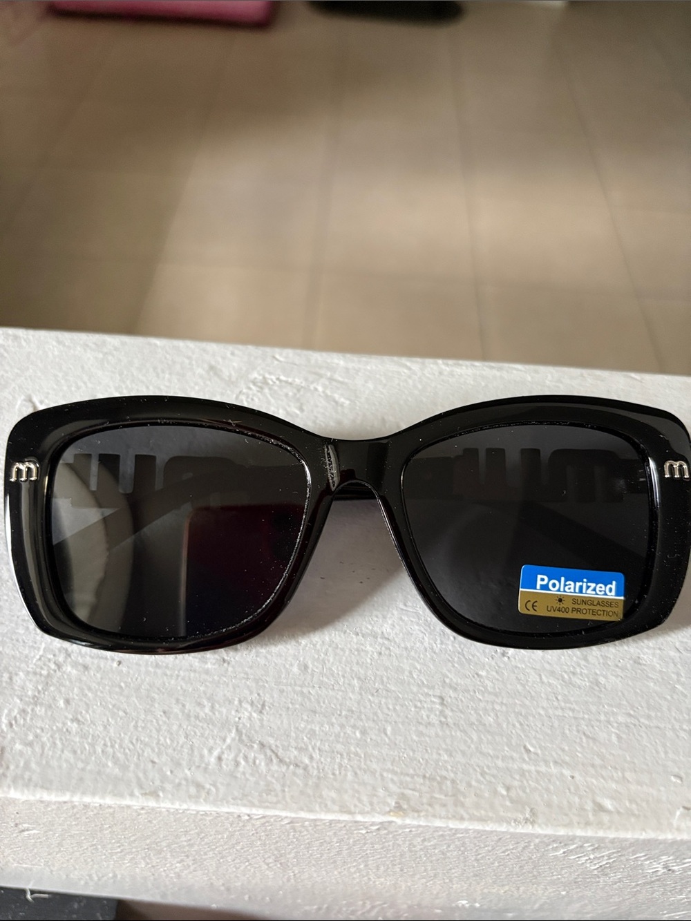 MUI MUI Black Polarized Women's Sunglasses